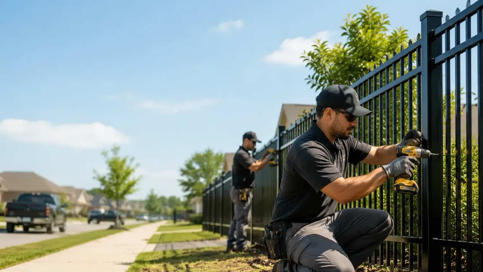 Metal Fence Installation in Mellwood, AR